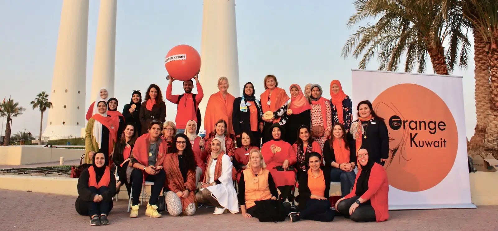 Orange Q8 2021 - The Orange Team won Best Practices Project for its "I Stand With Her" program from Soroptimist International Europe