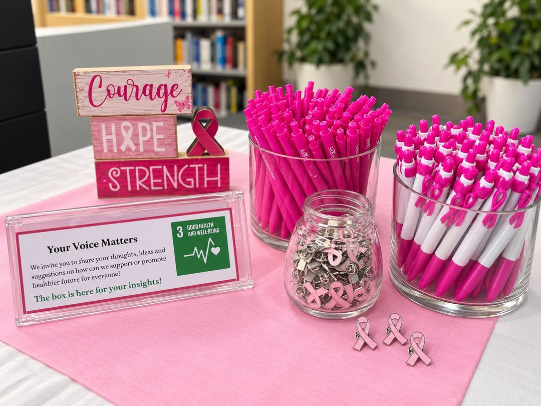 GUST Library Marks Breast Cancer Awareness Month