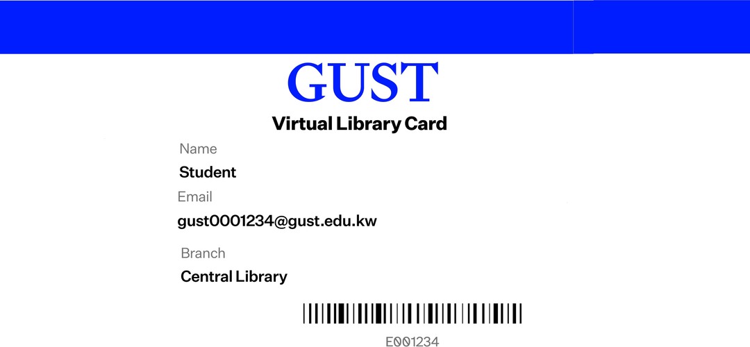 GUST launches the Virtual Library Card