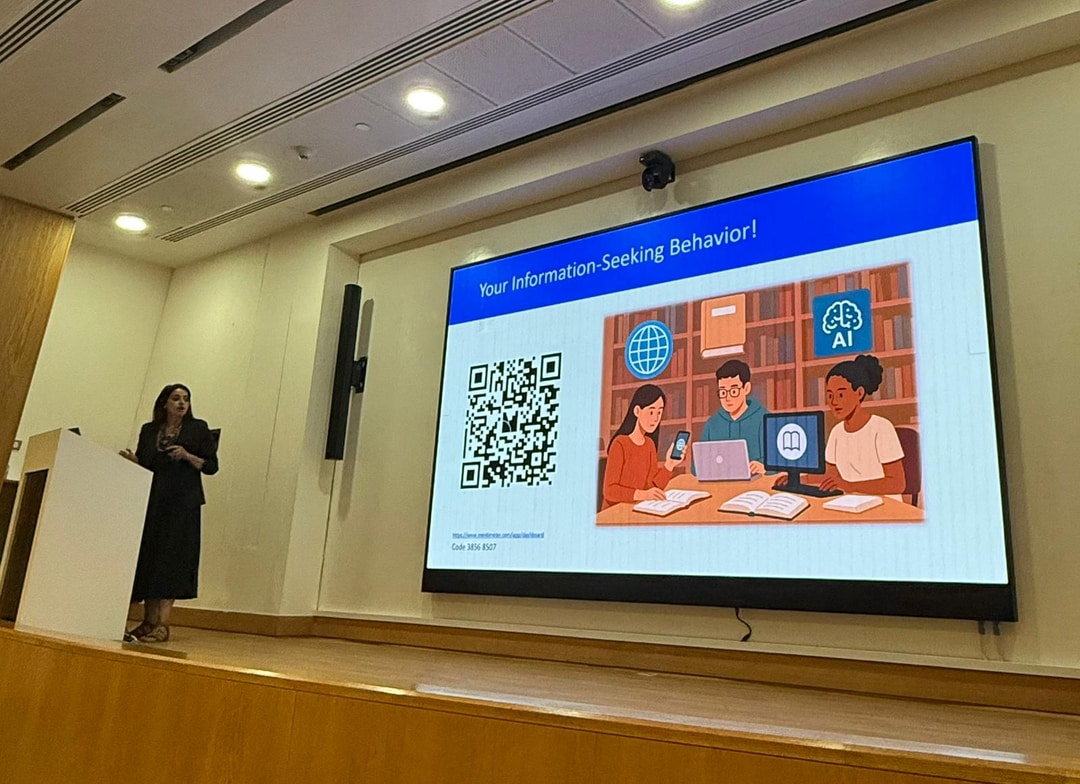 GUST Library Collaborates in “Live Your Major” Course in the English Department