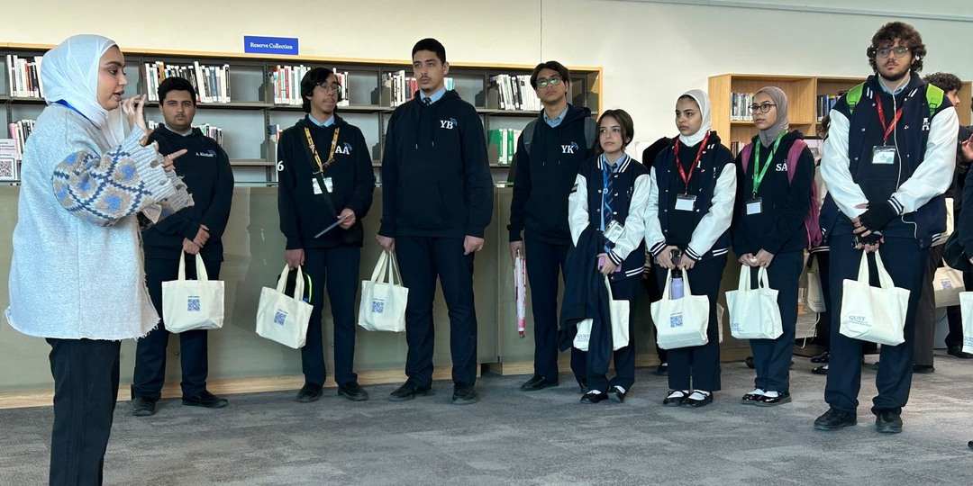 GUST Library Hosts Educational Visits from Local Schools