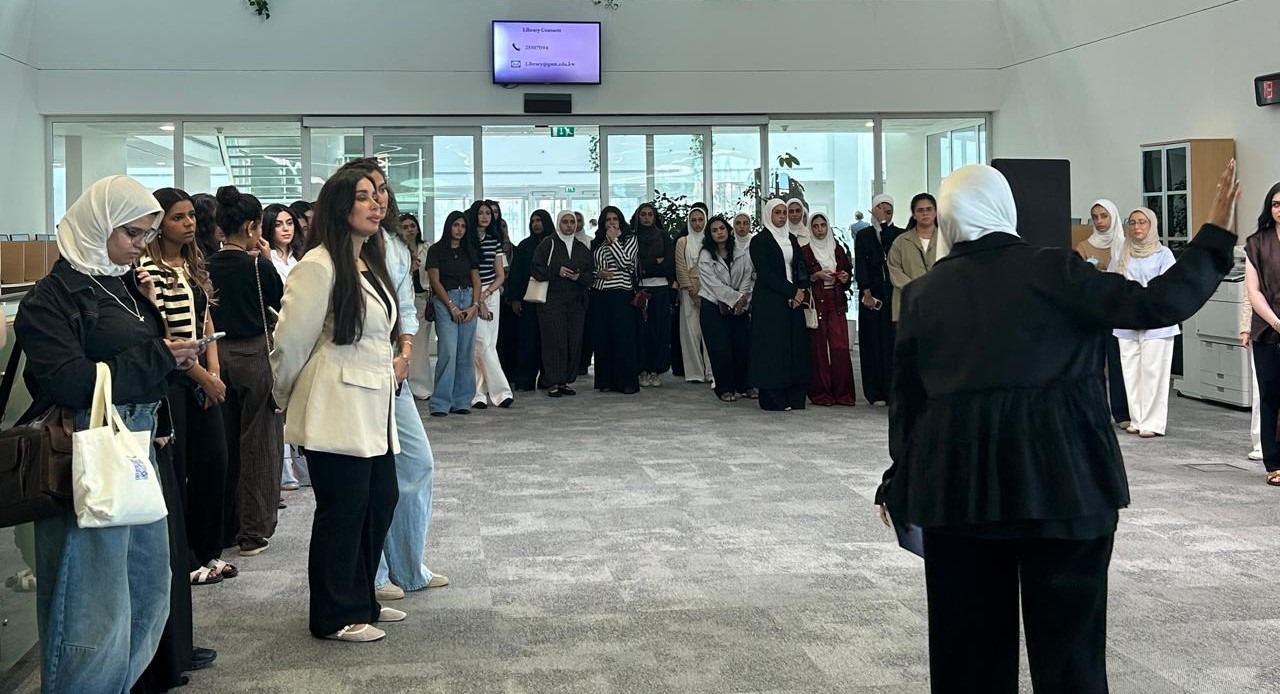GUST Library Welcomes New Students at Orientation