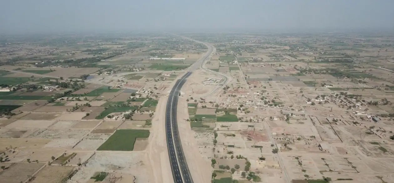 The Multan-Sukkur Motorway in Pakistan