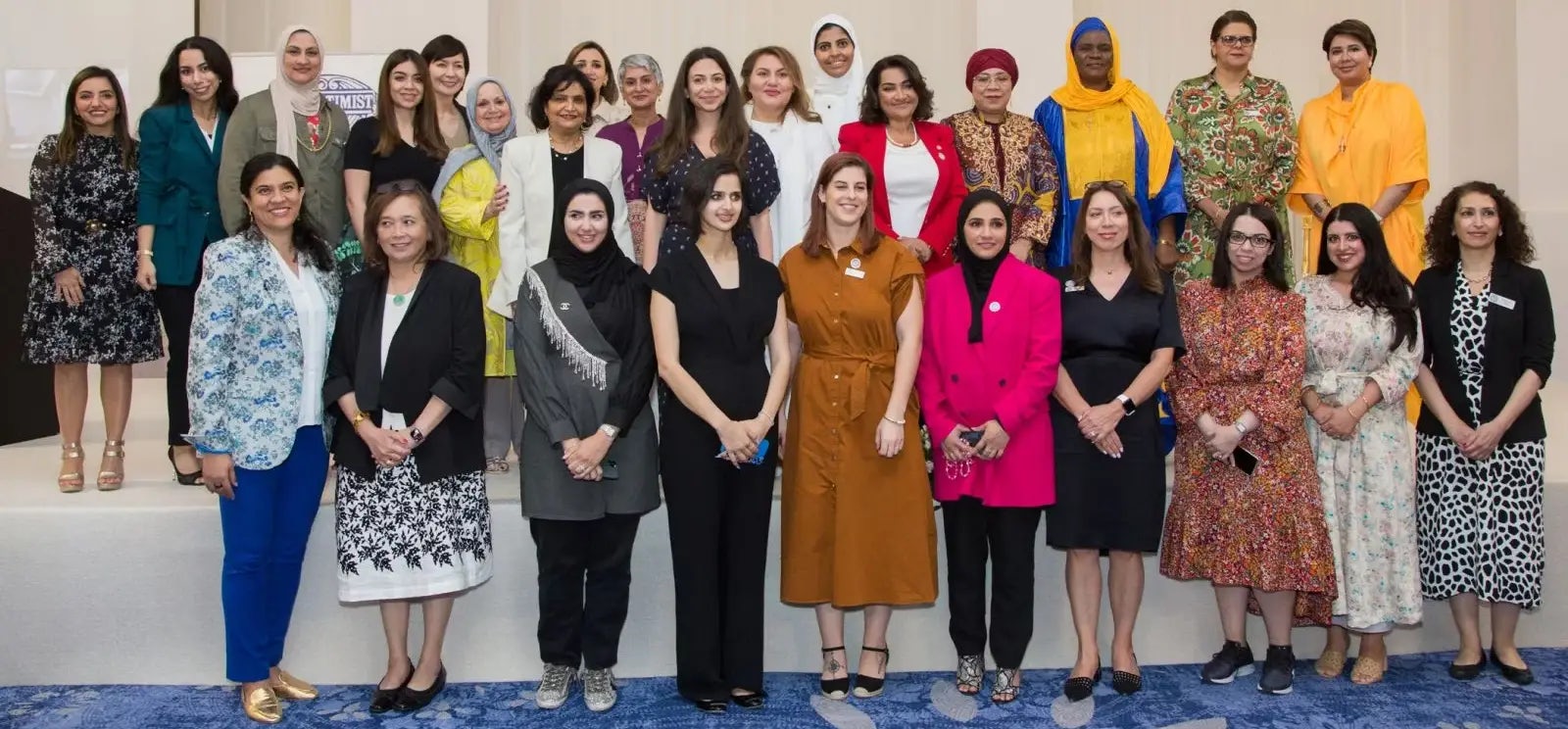 Soroptimist Members at the Kuwait Women's Day Celebration in 2022