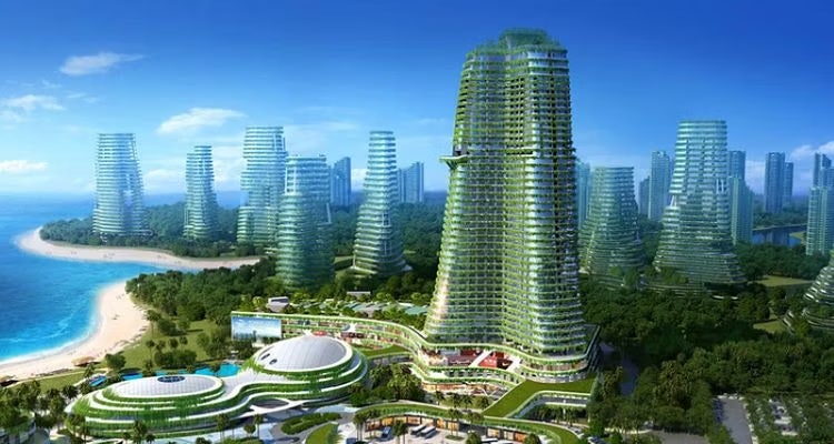 Visualisation of Forest City in Malaysia